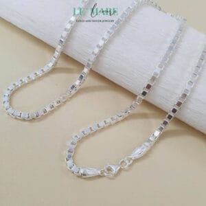 Dây chuyền bạc nam hộp bản 3mm LM006 Le'Mare Jewelry – Gợi ý món quà độc đáo và ý nghĩa dành tặng nam giới trong các dịp sinh nhật, ngày kỷ niệm, lễ tết, giáng sinh - năm mới.... Le'mare Jewelry LMJ