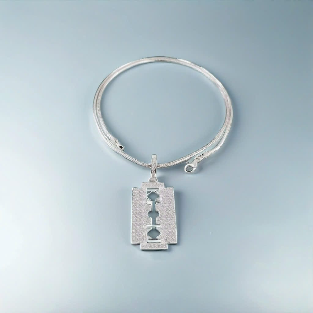 Mặt dây chuyền bạc nam Razor L09 Le'Mare Jewelry – Gợi ý món quà độc đáo và ý nghĩa dành tặng nam giới trong các dịp sinh nhật, ngày kỷ niệm, lễ tết, giáng sinh - năm mới.... Mặt dây chuyền bạc nam Razor L09 Le'Mare Jewelry – Gợi ý món quà độc đáo và ý nghĩa dành tặng nam giới trong các dịp sinh nhật, ngày kỷ niệm, lễ tết, giáng sinh - năm mới.... Le'mare Jewelry LMJ