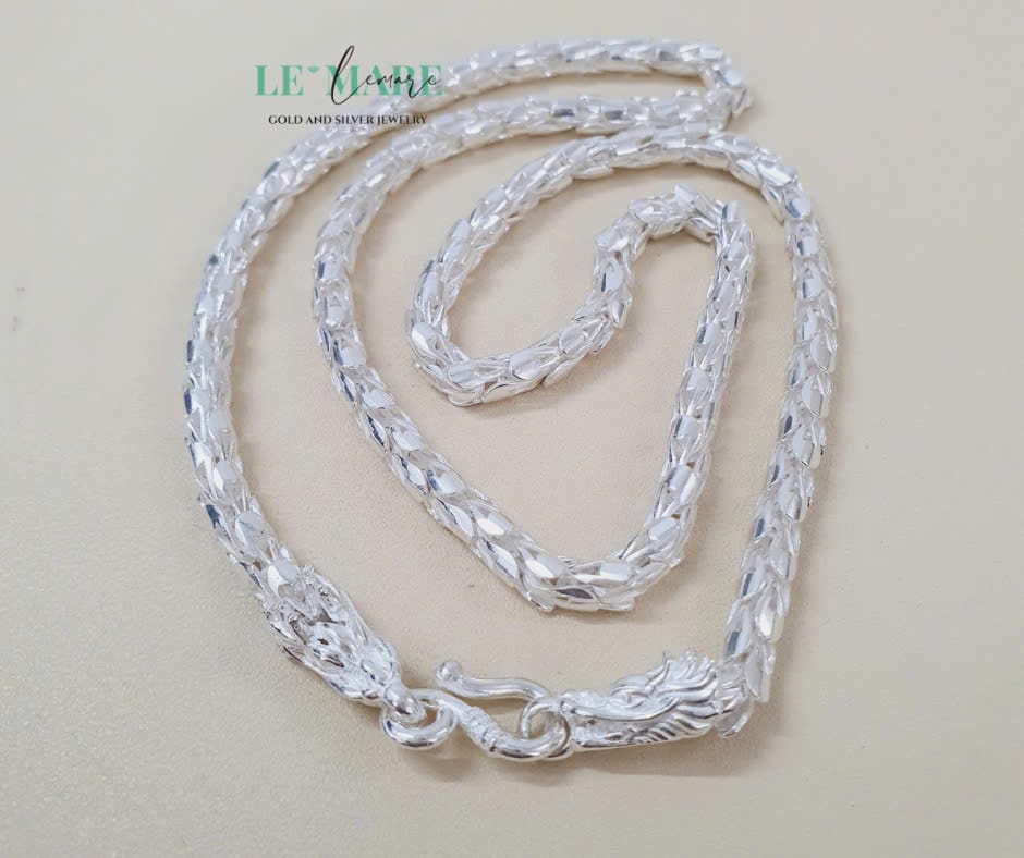 Dây chuyền bạc nam vảy rồng bản vừa LM011 Le'Mare Jewelry – Gợi ý món quà độc đáo và ý nghĩa dành tặng nam giới trong các dịp sinh nhật, ngày kỷ niệm, lễ tết, giáng sinh - năm mới.... Dây chuyền bạc nam vảy rồng bản vừa LM011 Le'Mare Jewelry – Gợi ý món quà độc đáo và ý nghĩa dành tặng nam giới trong các dịp sinh nhật, ngày kỷ niệm, lễ tết, giáng sinh - năm mới.... Le'mare Jewelry LMJ