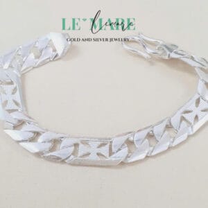 Lắc tay nam Cuban chuỗi thánh giá M009 Le'Mare Jewelry – Gợi ý món quà độc đáo và ý nghĩa dành tặng nam giới trong các dịp sinh nhật, ngày kỷ niệm, lễ tết, giáng sinh - năm mới.... Le'mare Jewelry LMJ