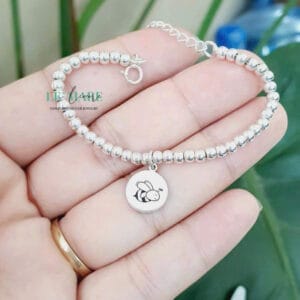 Lắc bi bạc mix charm khắc tên Le'Mare Jewelry - món quà ý nghĩa dành cho bé yêu các dịp thôi nôi, đầy tháng, sinh nhật và các ngày kỷ niệm đặc biệt … Le'mare Jewelry LMJ