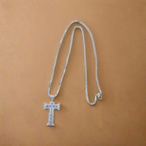 Dây chuyền bạc nam sợi hộp nhỏ mặt chữ cái đính đá D002 Le'Mare Jewelry – Gợi ý món quà độc đáo và ý nghĩa dành tặng nam giới trong các dịp sinh nhật, ngày kỷ niệm, lễ tết, giáng sinh - năm mới....