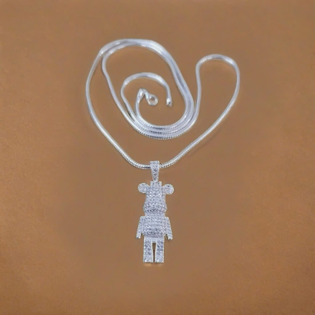 Dây chuyền bạc nam dây nhuyễn mặt Gấu đá D010 Le'Mare Jewelry – Gợi ý món quà độc đáo và ý nghĩa dành tặng nam giới trong các dịp sinh nhật, ngày kỷ niệm, lễ tết, giáng sinh - năm mới.... Dây chuyền bạc nam dây nhuyễn mặt Gấu đá D010 Le'Mare Jewelry – Gợi ý món quà độc đáo và ý nghĩa dành tặng nam giới trong các dịp sinh nhật, ngày kỷ niệm, lễ tết, giáng sinh - năm mới....