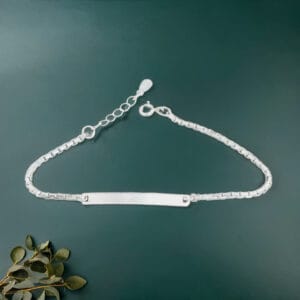 SALE 50% Lắc tay bạc ta dây hộp mặt bảng khắc tên Le'Mare Jewelry - món quà ý nghĩa dành cho bé yêu các dịp thôi nôi, đầy tháng, sinh nhật và các ngày kỷ niệm đặc biệt ...