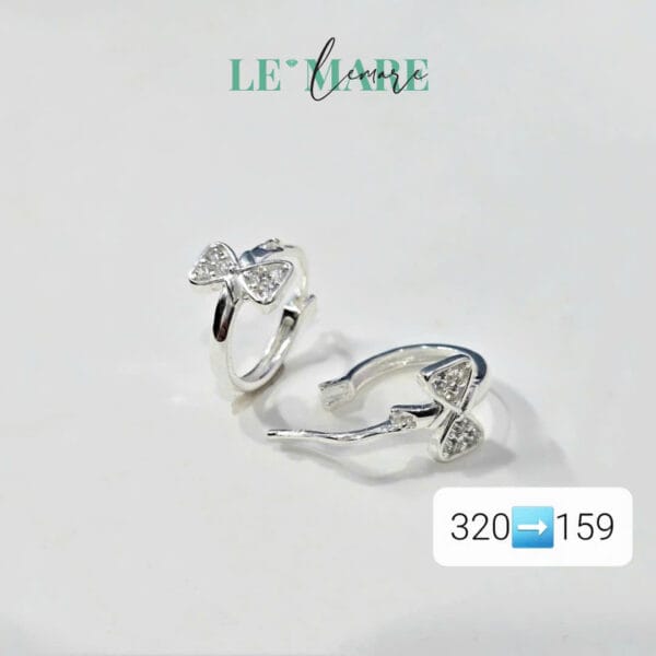 SALE 50% Khuyên nút cài cỏ ba lá đá màu Le'Mare Jewelry - món quà ý nghĩa dành cho bé yêu các dịp thôi nôi, đầy tháng, sinh nhật và các ngày kỷ niệm đặc biệt ... - Hình ảnh 7