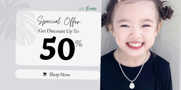 SALE 50% Dây chuyền S 6 bi mặt kitty và gấu Le'Mare Jewelry - món quà ý nghĩa dành cho bé yêu các dịp thôi nôi, đầy tháng, sinh nhật và các ngày kỷ niệm đặc biệt ... - Hình ảnh 3