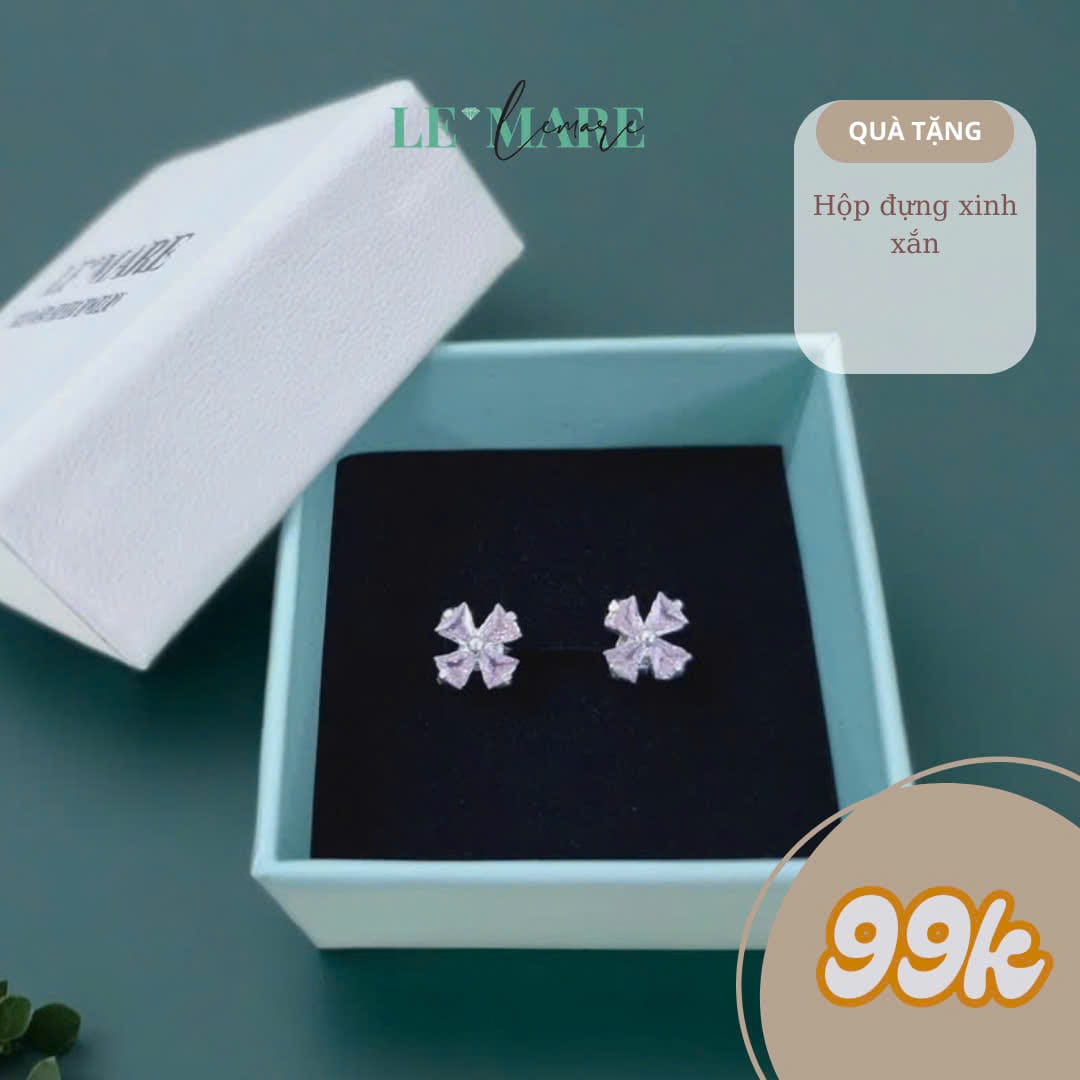SALE 50% Khuyên nút cài cỏ ba lá đá màu Le'Mare Jewelry - món quà ý nghĩa dành cho bé yêu các dịp thôi nôi, đầy tháng, sinh nhật và các ngày kỷ niệm đặc biệt ... SALE 50% Khuyên nút cài cỏ ba lá đá màu Le'Mare Jewelry - món quà ý nghĩa dành cho bé yêu các dịp thôi nôi, đầy tháng, sinh nhật và các ngày kỷ niệm đặc biệt ... Le'mare Jewelry LMJ