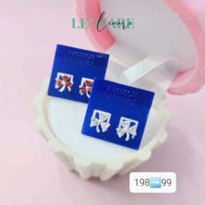 SALE 50% Khuyên nút cài cỏ ba lá đá màu Le'Mare Jewelry - món quà ý nghĩa dành cho bé yêu các dịp thôi nôi, đầy tháng, sinh nhật và các ngày kỷ niệm đặc biệt ...