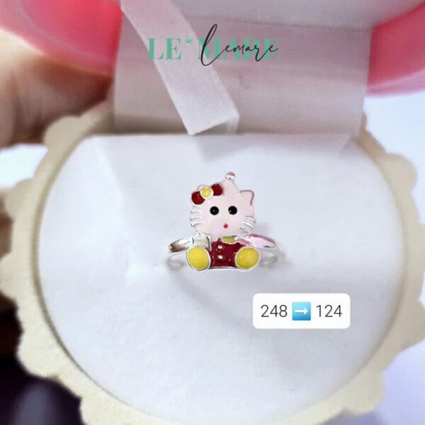 SALE 50% NHẪN BẠC KITTY 012 Le'Mare Jewelry - món quà ý nghĩa dành cho bé yêu các dịp thôi nôi, đầy tháng, sinh nhật và các ngày kỷ niệm đặc biệt ...