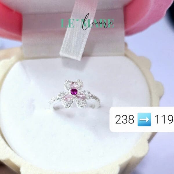 SALE 50% NHẪN BẠC KITTY 012 Le'Mare Jewelry - món quà ý nghĩa dành cho bé yêu các dịp thôi nôi, đầy tháng, sinh nhật và các ngày kỷ niệm đặc biệt ... - Hình ảnh 4