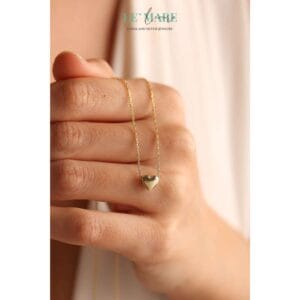 Beloved Heart Necklace by Le'Mare • Dây chuyền trái tim Beloved Heart Vàng & Bạc nhiều chất liệu LMJ Le'mare Jewelry LMJ