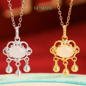 Dây Chuyền Ngọc Bích Vân Linh – Nơi ngọc bích chạm đến linh hồn mây trời BNDC02 Dây Chuyền Ngọc Bích Vân Linh – Nơi ngọc bích chạm đến linh hồn mây trời BNDC02 Le'mare Jewelry LMJ