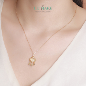 Dây Chuyền Ngọc Bích Vân Linh – Nơi ngọc bích chạm đến linh hồn mây trời BNDC02 Dây Chuyền Ngọc Bích Vân Linh – Nơi ngọc bích chạm đến linh hồn mây trời BNDC02 Le'mare Jewelry LMJ