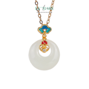 Dây Chuyền Ngọc Bích Gieo Sắc Hoa – Khi ngọc bích hóa thành cánh bướm chạm khẽ vào tim người BNDC05 Dây Chuyền Ngọc Bích Gieo Sắc Hoa – Khi ngọc bích hóa thành cánh bướm chạm khẽ vào tim người BNDC05 Le'mare Jewelry LMJ