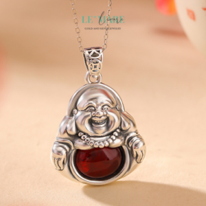 Dây Chuyền Ngọc Bích Bọc Bạc BNDC10 Dây Chuyền Ngọc Bích Bọc Bạc BNDC10 Le'mare Jewelry LMJ