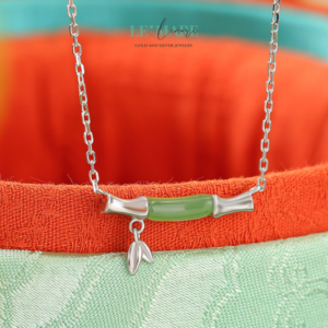 Dây Chuyền Ngọc Bích Bọc Bạc BNDC17 Dây Chuyền Ngọc Bích Bọc Bạc BNDC17 Le'mare Jewelry LMJ