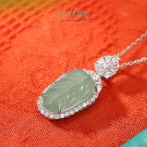 Dây Chuyền Ngọc Bích Bọc Bạc BNDC18 Dây Chuyền Ngọc Bích Bọc Bạc BNDC18 Le'mare Jewelry LMJ