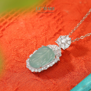 Dây Chuyền Ngọc Bích Bọc Bạc BNDC18 Dây Chuyền Ngọc Bích Bọc Bạc BNDC18 Le'mare Jewelry LMJ