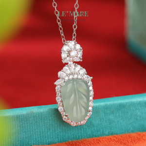 Dây Chuyền Ngọc Bích Bọc Bạc BNDC18 Dây Chuyền Ngọc Bích Bọc Bạc BNDC18 Le'mare Jewelry LMJ