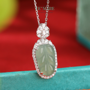 Dây Chuyền Ngọc Bích Bọc Bạc BNDC18 Dây Chuyền Ngọc Bích Bọc Bạc BNDC18 Le'mare Jewelry LMJ