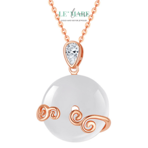 Dây chuyền ngọc bích nữ “Vân Tâm” – Nét đẹp mây ngọc giữa nhân gian BNDC21 Dây chuyền ngọc bích nữ “Vân Tâm” – Nét đẹp mây ngọc giữa nhân gian BNDC21 Le'mare Jewelry LMJ