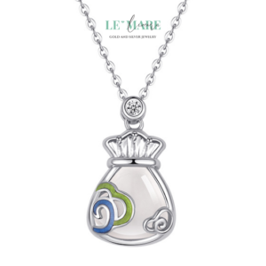 Dây Chuyền Ngọc Bích PHÚC KIM – Dấu ấn phồn vinh trong BNDC24 Dây Chuyền Ngọc Bích PHÚC KIM – Dấu ấn phồn vinh trong BNDC24 Le'mare Jewelry LMJ