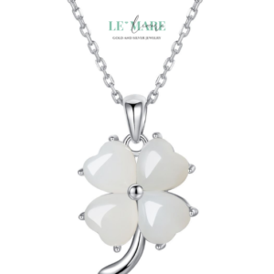 Dây Chuyền Ngọc Bích Lộc Diệp – Gieo một chiếc lá, nở bốn mùa may mắn BNDC25 Dây Chuyền Ngọc Bích Lộc Diệp – Gieo một chiếc lá, nở bốn mùa may mắn BNDC25 Le'mare Jewelry LMJ