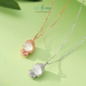 Dây Chuyền Bạc Ngọc Hoà Điền – Phật Trong Tâm BNDC27