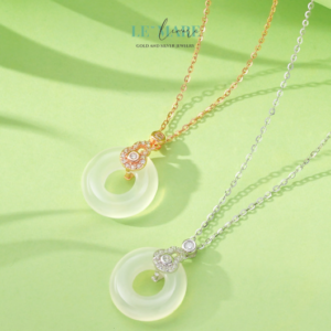 Dây Chuyền Ngọc Bích Phúc Tường – Dây chuyền ngọc bích nữ mang điềm lành và vẻ đẹp vĩnh cửu BNDC30