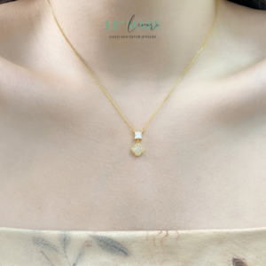 Dây Chuyền Ngọc Bích Ferlivia – Dây chuyền ngọc bích nữ chạm vào may mắn và hạnh phúc BNDC37 Dây Chuyền Ngọc Bích Ferlivia – Dây chuyền ngọc bích nữ chạm vào may mắn và hạnh phúc BNDC37 Le'mare Jewelry LMJ