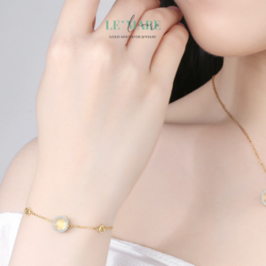 Dây Chuyền Ngọc Bích Solaries – Dây chuyền ngọc bích nữ chạm vào mặt trời của riêng bạn BNDC38 Dây Chuyền Ngọc Bích Solaries – Dây chuyền ngọc bích nữ chạm vào mặt trời của riêng bạn BNDC38 Le'mare Jewelry LMJ
