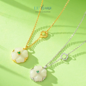 Luckette – Dây chuyền ngọc bích nữ mang may mắn đến gần trái tim BNDC41