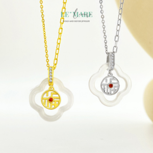 Dây Chuyền Ngọc Bích An Lộc – Bình an gọi tài lộc về tim BNDC48