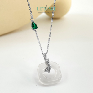 Dây Chuyền Ngọc Bích Trúc Tường – Vẻ Đẹp Thanh Cao Tựa Rừng Trúc Ngọc BNDC49 Dây Chuyền Ngọc Bích Trúc Tường – Vẻ Đẹp Thanh Cao Tựa Rừng Trúc Ngọc BNDC49 Le'mare Jewelry LMJ
