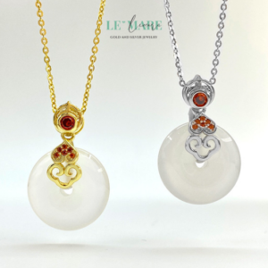 Dây chuyền ngọc bích Ngọc Dung – Dung nhan như ngọc, khí chất thanh cao BNDC50