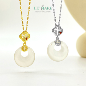 Dây chuyền ngọc bích nữ Minh Cát – Vẻ đẹp quyền quý mang dấu ấn cổ điển BNDC51