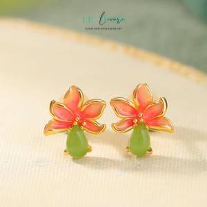 Khuyên tai Ngọc Bích nữ BNKT06