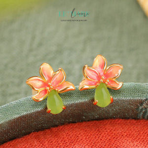 Khuyên tai Ngọc Bích nữ BNKT06 Khuyên tai Ngọc Bích nữ BNKT06 Le'mare Jewelry LMJ