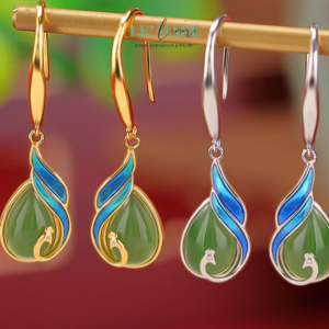 Khuyên tai Ngọc Bích nữ BNKT11