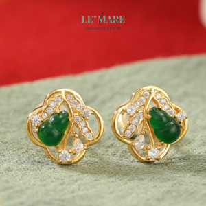 Khuyên tai Ngọc Bích nữ BNKT18