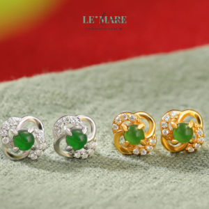 Khuyên tai Ngọc Bích nữ BNKT19