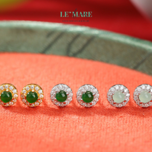 Khuyên tai Ngọc Bích nữ BNKT24