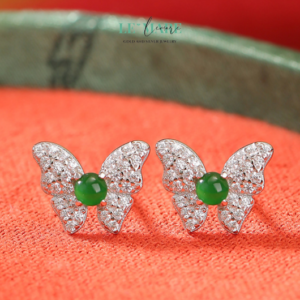 Khuyên tai Ngọc Bích nữ BNKT27 Khuyên tai Ngọc Bích nữ BNKT27 Le'mare Jewelry LMJ