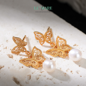 Khuyên tai Bạc nữ BNKT33 Khuyên tai Bạc nữ BNKT33 Le'mare Jewelry LMJ