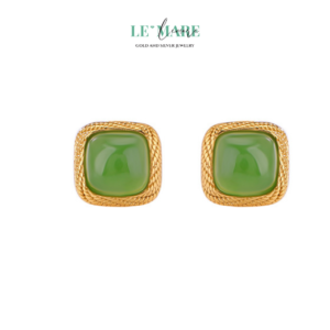 Khuyên tai bọc Bạc nữ BNKT43 Khuyên tai bọc Bạc nữ BNKT43 Le'mare Jewelry LMJ