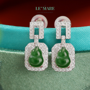 Khuyên tai Ngọc Bích nữ BNKT50