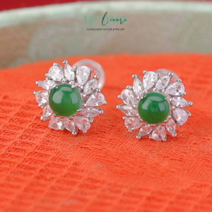 Alternative view of Khuyên tai Ngọc Bích nữ BNKT52