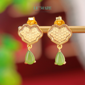 Khuyên tai Ngọc Bích nữ BNKT53