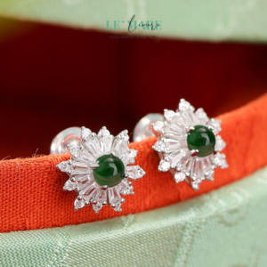 Alternative view of Khuyên tai Ngọc Bích nữ BNKT54