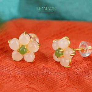 Alternative view of Khuyên tai Ngọc Bích  BNKT58